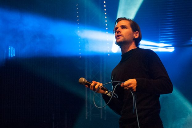 Chrisopher Smith du groupe Dralms aux Trans Musicales 2015